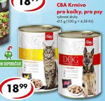 CBA Cba krmivo pro kočky, pro psy, 415 g nabídka