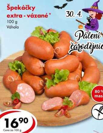 CBA Špekáčky extra-vázané, 100 g nabídka