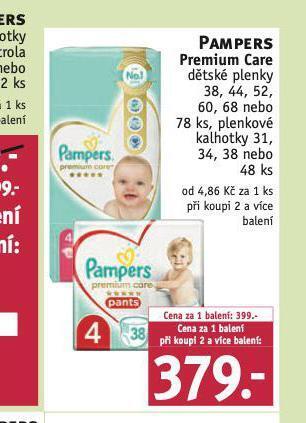 Rossmann Pampers dětské plenky nabídka