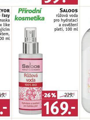 Rossmann Saloos růžová voda nabídka