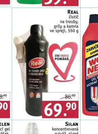 Real čisitič na trouby, grily a kamna
