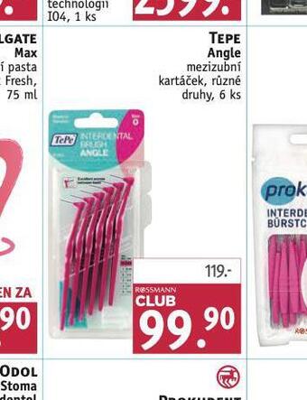 Rossmann Tepe angle mezizubní kartáček nabídka