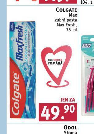 Rossmann Colgate max zubní pasta nabídka