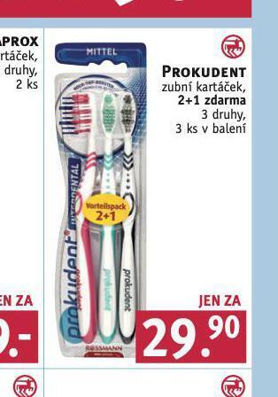 Rossmann Prokudent zubní kartáček nabídka
