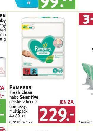 Rossmann Pampers dětské vlhčené ubrousky nabídka