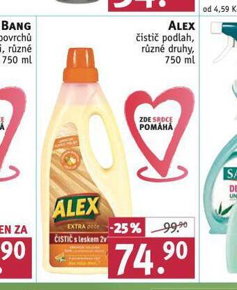 Rossmann Alex čistič podlah nabídka