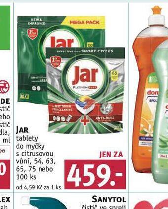 Rossmann Jar tablety do myčky nabídka