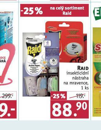 Rossmann Raid insekticidní nástraha na mravence nabídka
