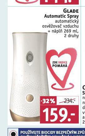 Rossmann Glade automatic spray nabídka