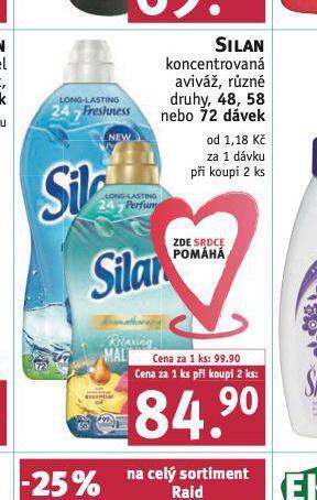 Rossmann Silan aviváž nabídka