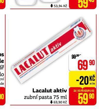 Teta Lacalut aktiv zubní pasta nabídka