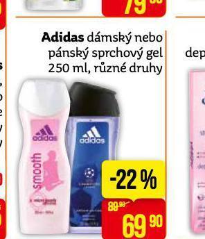 Teta Adidas sprchový gel nabídka