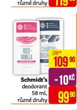 Teta Schmidt´s deodorant nabídka