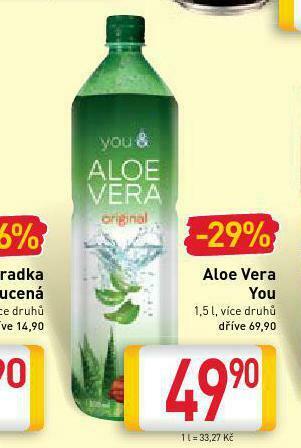 Billa Aloe vera you nabídka