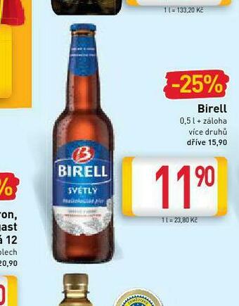 Billa Birell nealkoholické pivo nabídka