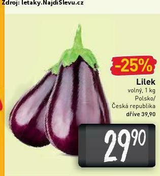 Billa Lilek nabídka