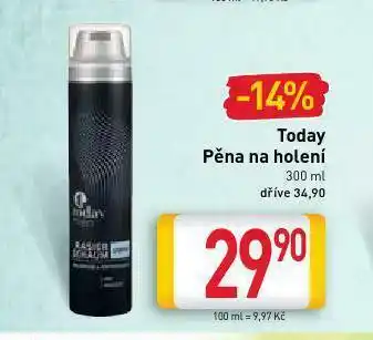 Billa Today pěna na holení nabídka