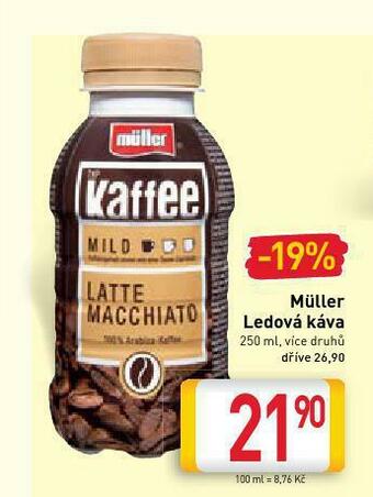 Billa Muller ledová káva nabídka