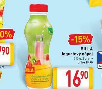 Billa Jogurtový nápoj nabídka