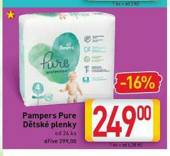 Billa Pampers dětské pleny nabídka