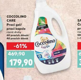 Kaufland Coccolino care prací gel / kapsle nabídka