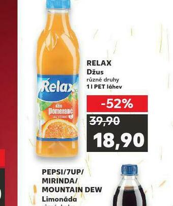 Kaufland Relax džus nabídka