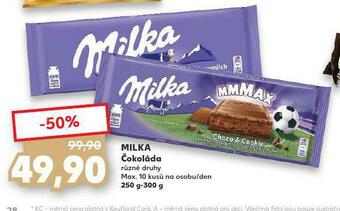 Kaufland Milka čokoláda nabídka