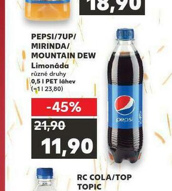 Kaufland Pepsi 0,5l nabídka