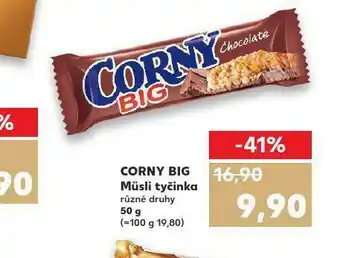Kaufland Corny big müsli tyečinka nabídka