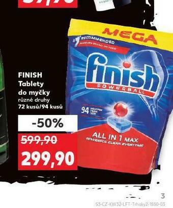 Kaufland Finish tablety do myčky nabídka
