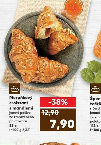 Kaufland Meruňkový croissant s mandlemi nabídka