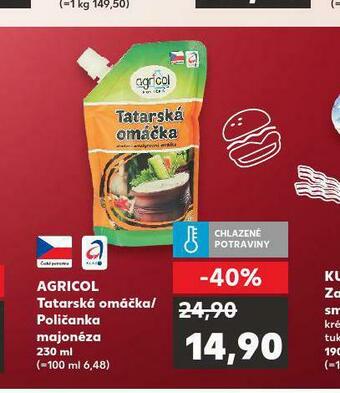 Kaufland Agricol poličanka majonéza nabídka