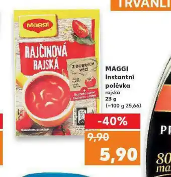 Kaufland Magi instantní polévka nabídka