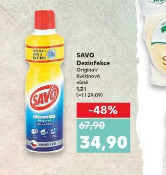 Kaufland Savo dezinfekce nabídka