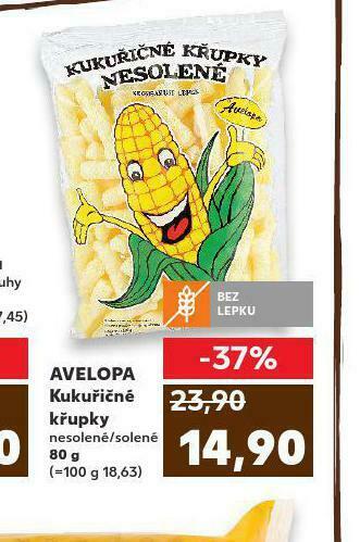Kaufland Avelopa kukuřičné křupky nabídka