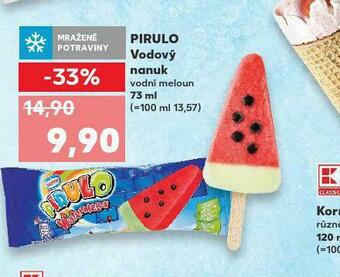 Kaufland Pirulo vodový nanuk nabídka