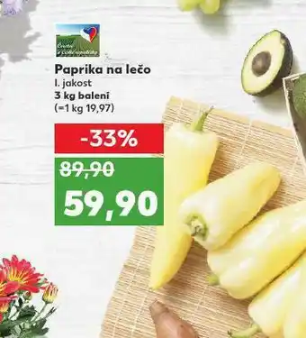 Kaufland Paprika na lečo nabídka