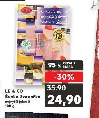 Kaufland Le &amp; co šunka zvonařka nabídka