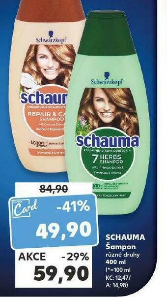 Kaufland Schauma šampon nabídka