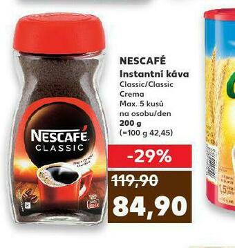 Kaufland Nescafé instantní káva nabídka