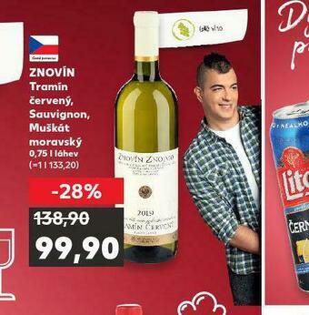 Kaufland Znovín tramín červený nabídka
