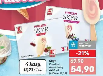 Kaufland Skyr zmrzlina nabídka