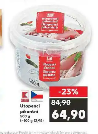 Kaufland Utopenci pikantní nabídka