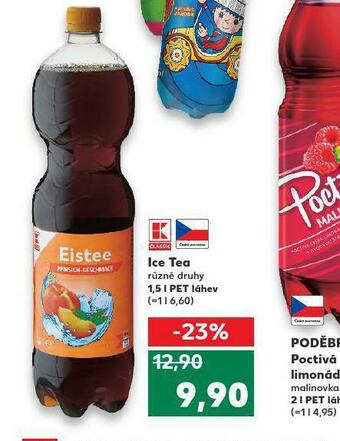 Kaufland Ice tea nabídka