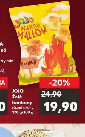 Kaufland Jojo želé bobony nabídka