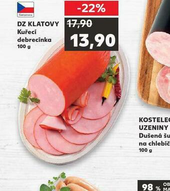 Kaufland Kuřecí debrecínka nabídka