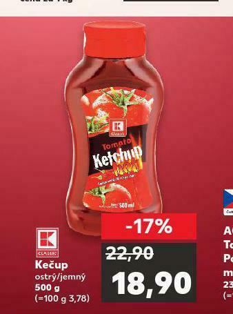 Kaufland Kečup nabídka