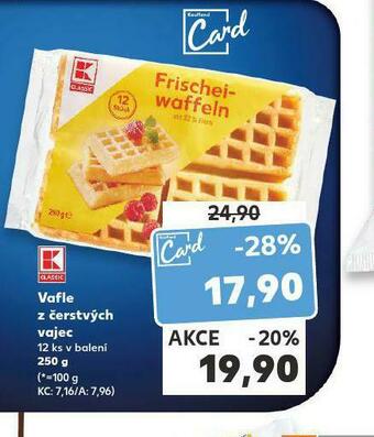 Kaufland Vafle z čerstvých vajec nabídka