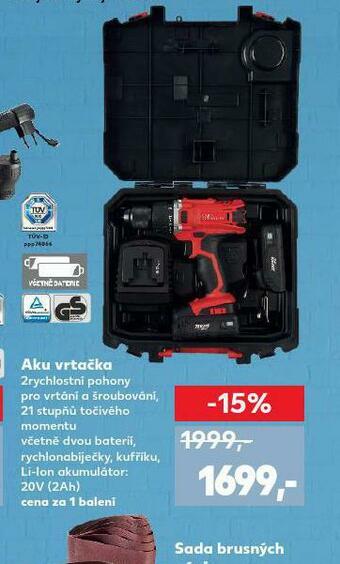 Kaufland Aku vrtačka nabídka