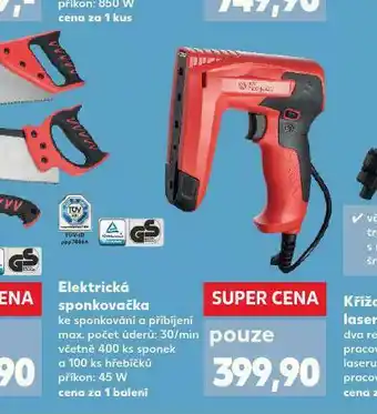 Elektrická sponkovačka